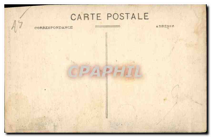 CPA Michelet Porte de l'Hotel Transatlantique  — Verso