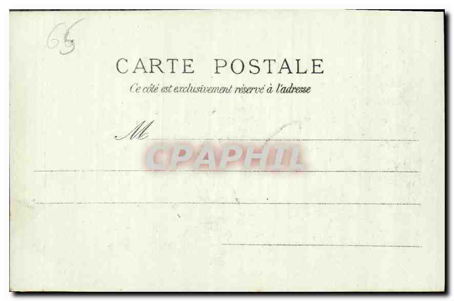 CPA Lourdes Saint Michel  — Verso