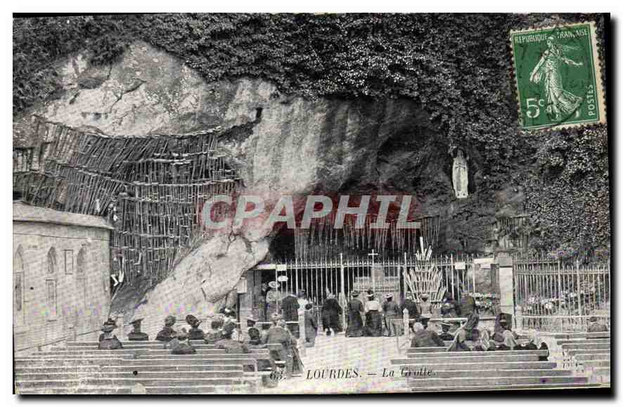 CPA Lourdes La Grotte 
