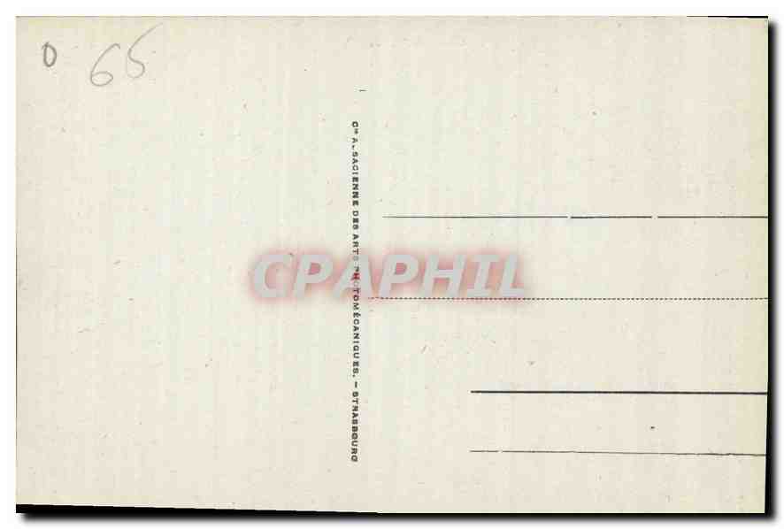 CPA Luz Le Gave  — Verso