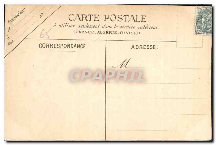 CPA Lourdes Le Calvaire  — Rückseite