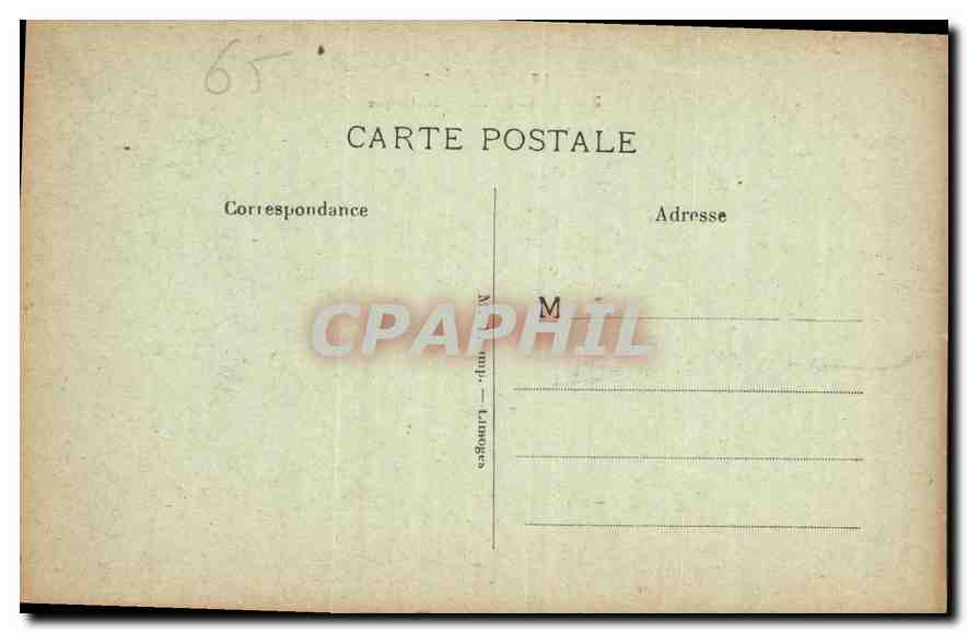 CPA Gavarnie Le Cirque  — Verso