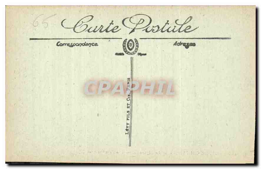 CPA Env de Cauterets Le Vignemale  — Rückseite