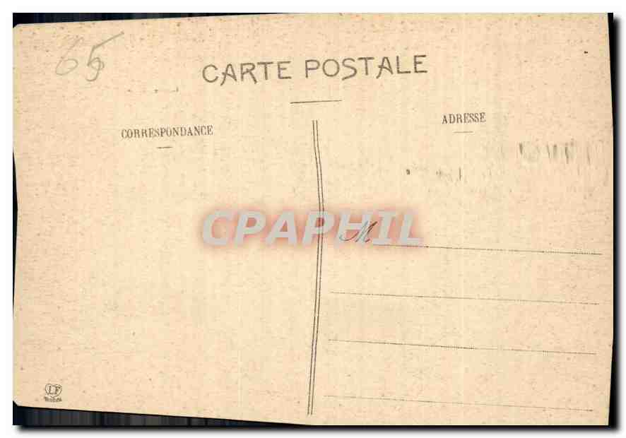 CPA Gavarnie Borche de Roland et le Casque  — Verso