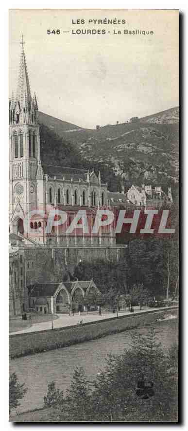 CPA Lourdes La Basilique 