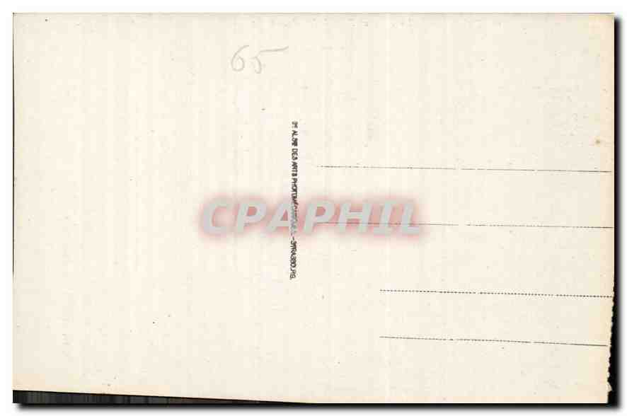 CPA Gavarnie Le Parc et l'Hotel du Vignemale  — Verso