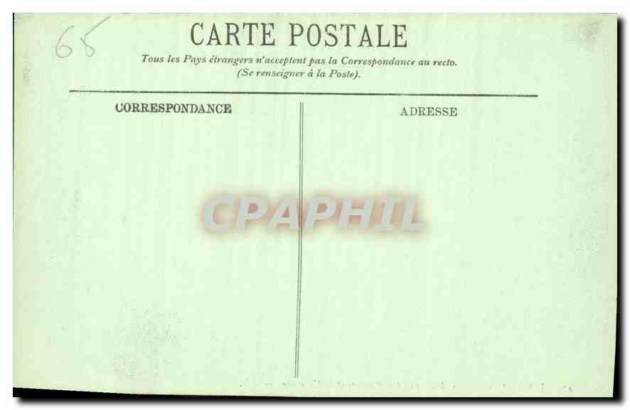 CPA Lourdes La Basilique les Piscines et le Calvaire  — Verso