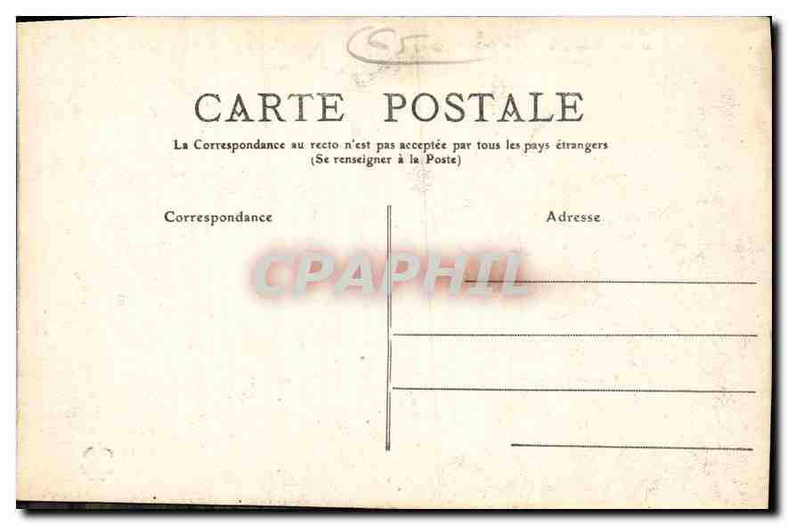 CPA Hautes Pyrenees Cauterets Vue generale  — Rückseite