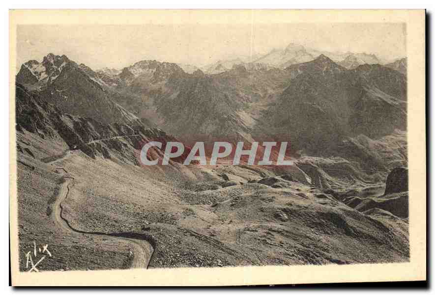 Route van het Pic du Midi de Bigorre — Uitzicht op de twee tunnels — Le Néouvielle — Uitgaven ALIX, Bagnères-de-Bigorre