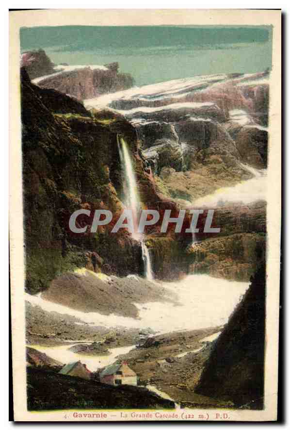 CPA Gavarnie La Grande Cascade 