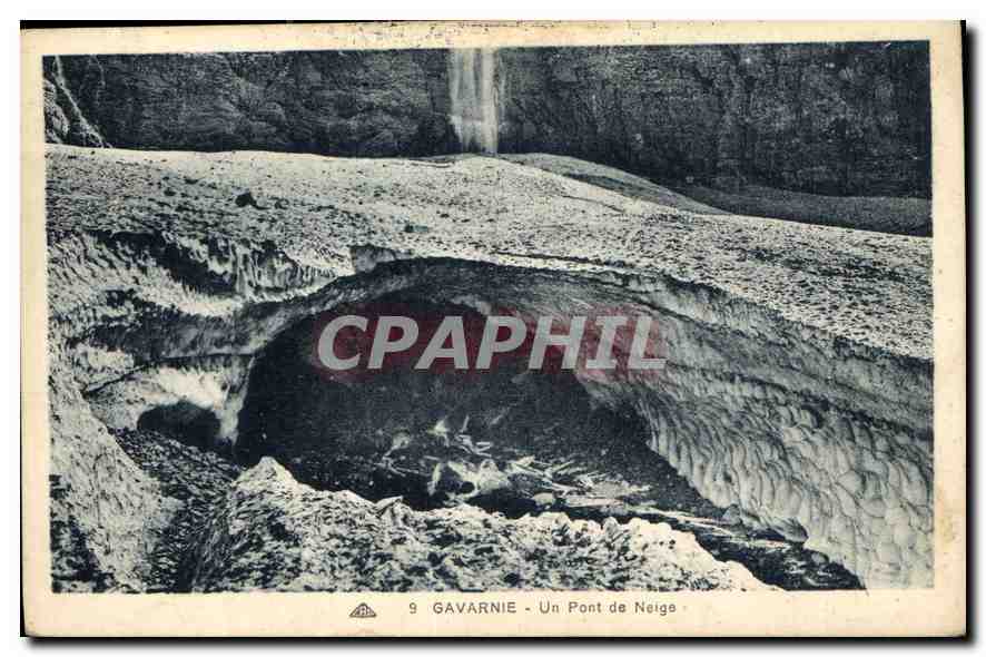CPA Gavarnie Un Pont de Neige 