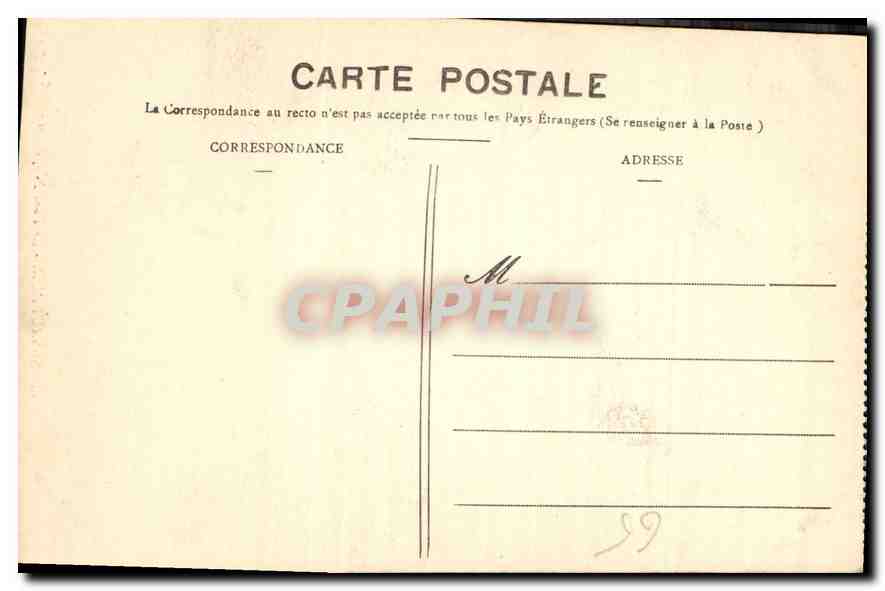 CPA St Sauveur Le Pont Napoleon  — Verso