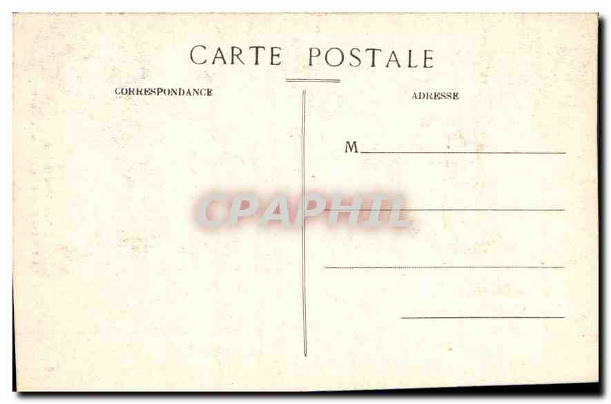 CPA Lourdes La Vierge de la Grotte  — Verso