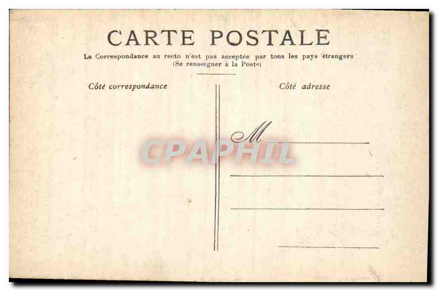 CPA Lourdes L'Apparition Miraculeuse  — Verso