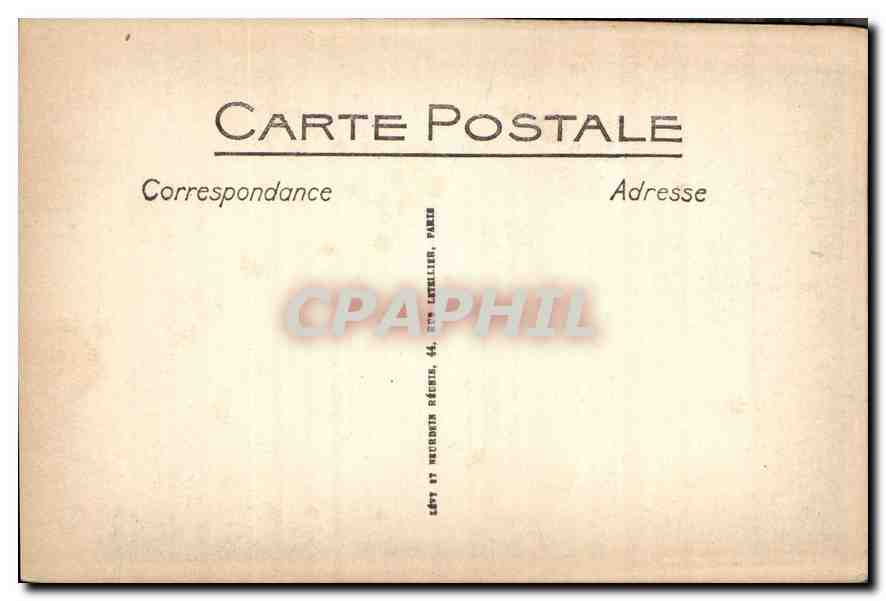 CPA Lourdes Apparition de la Vierge  — Rückseite