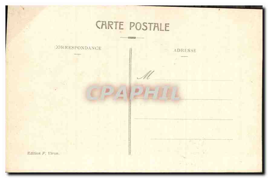 CPA Lourdes Quatrieme Station du Calvaire  — Verso