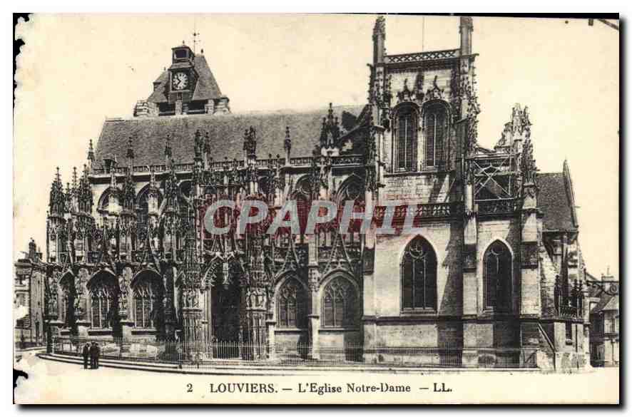 Louvières — L'Église Notre-Dame — LL. — Édition H. TARA — Louvières (3)