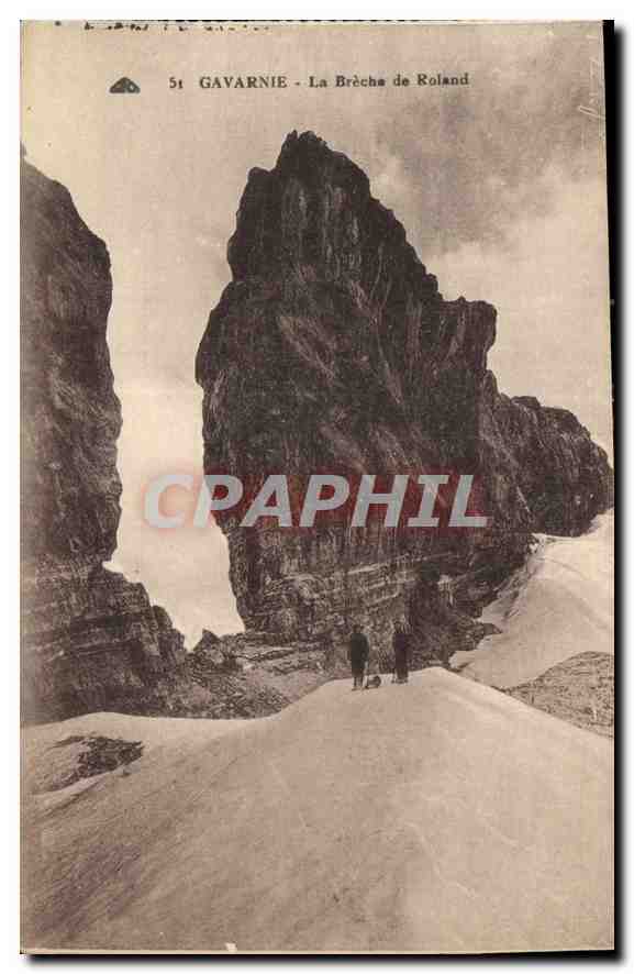 CPA Gavarnie La Breche de Roland 