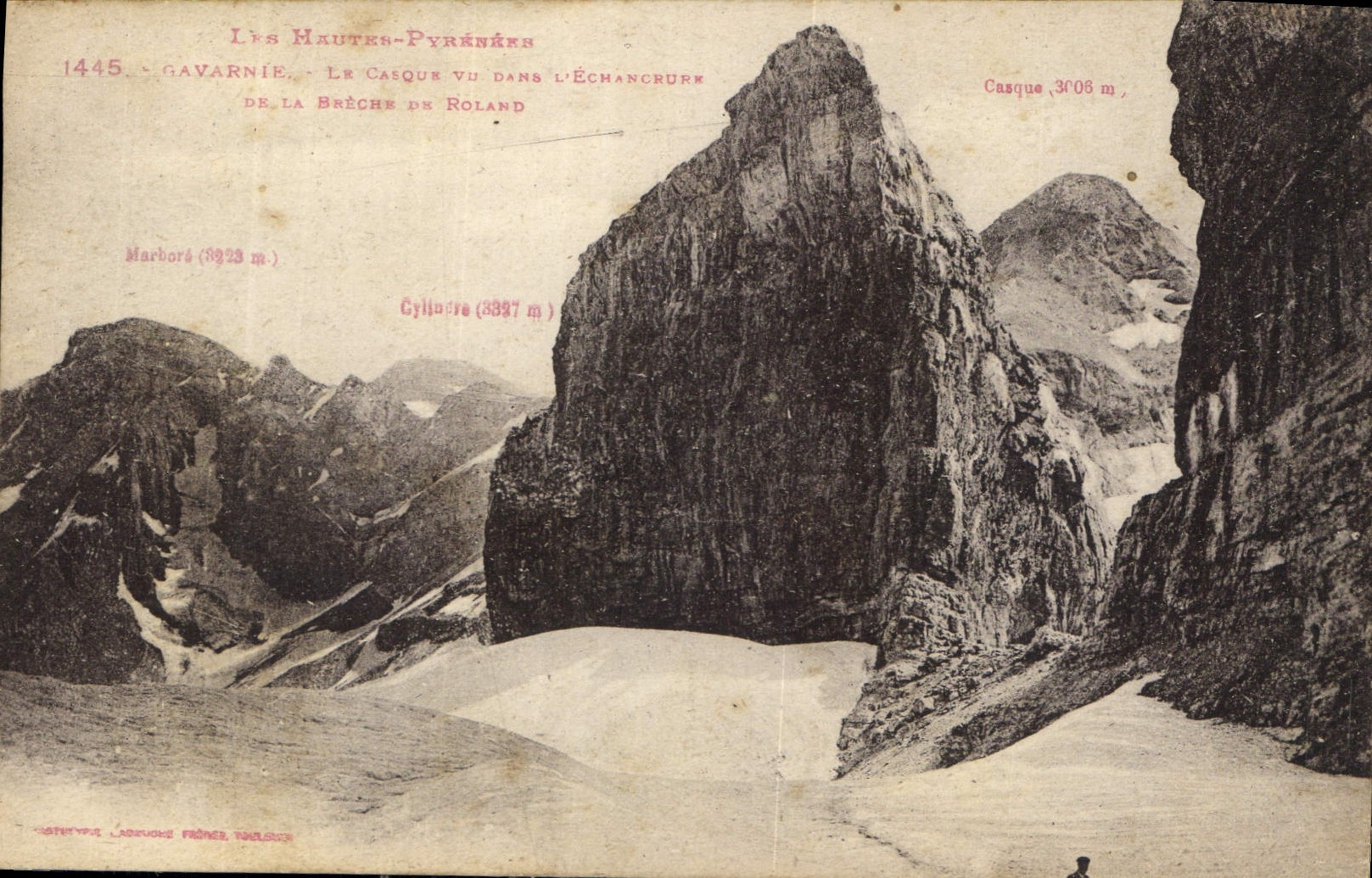 CPA Gavarnie Le Casque vu dans L'Echanchur 