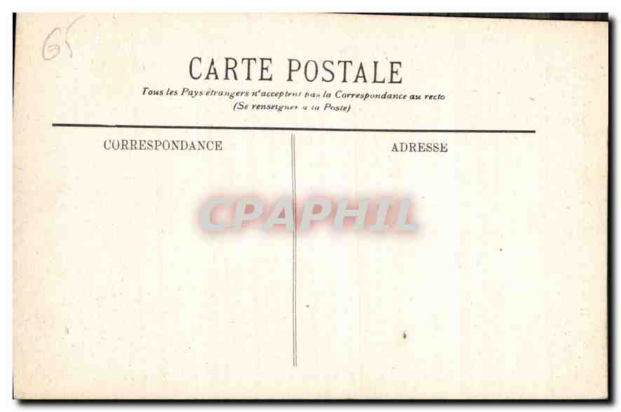 CPA Lourdes La Vierge Couronnee  — Verso