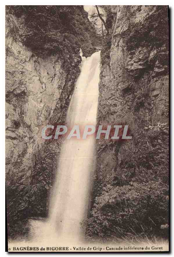 Bagnères-de-Bigorre - Vallée de Grip - Cascade inférieure du Garet