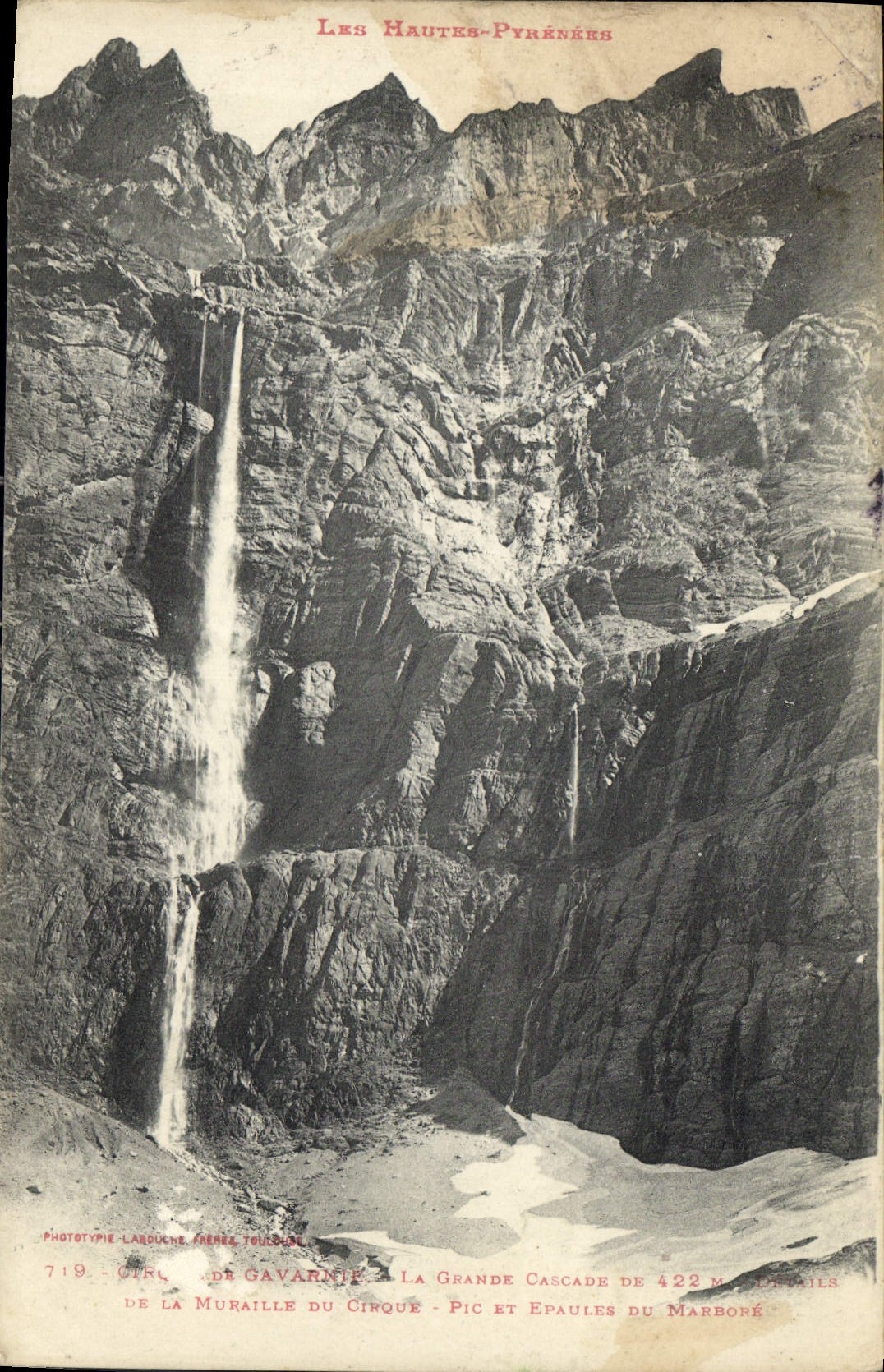 CPA Gavarnie La Grande Cascade 
