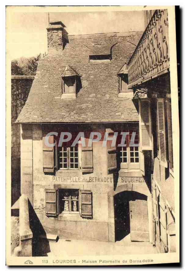 CPA Lourdes Maison Paternelle de Bernadette 