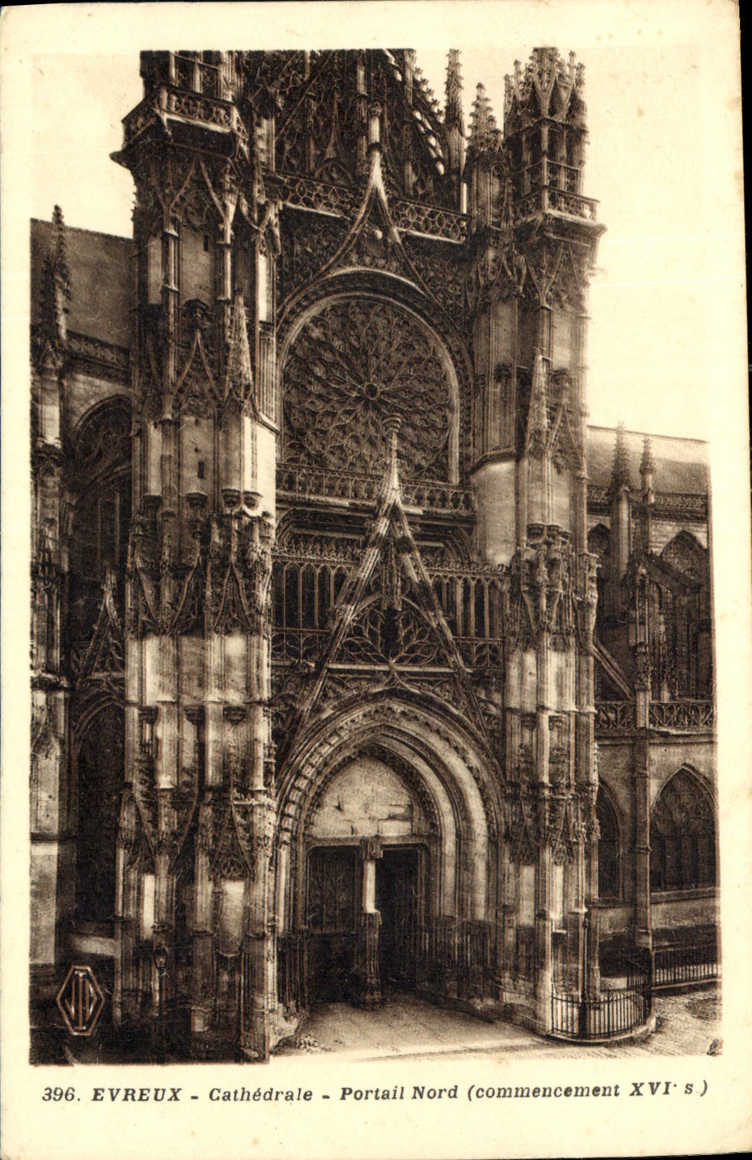 Evreux - Cathédrale - Portail Nord (commencement XVIe s)