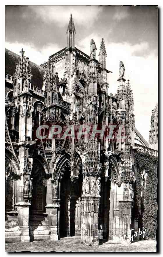 CPA Louviers Eure Eglise Notre Dame Porche Principal 