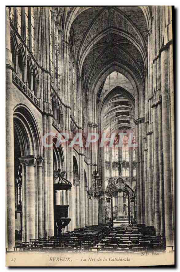 Évreux — La Nef de la Cathédrale — ND-Phor n°17