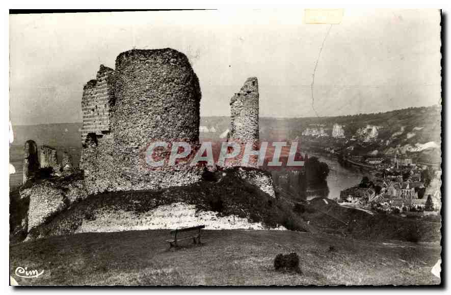 Les Andelys (Eure) — Partie des Ruines du Château Gaillard — Photo-Cliére Hagon (S.-Et.-L.)