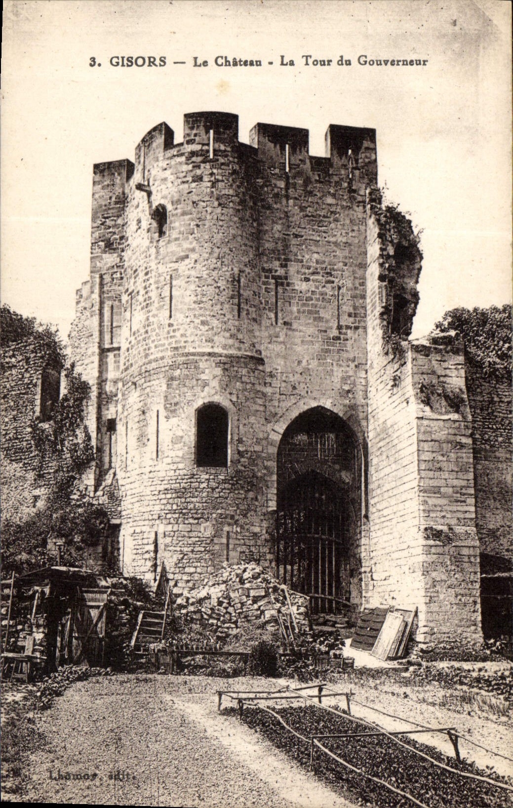 Gisors — Le Château — La Tour du Gouverneur — Lhamor, série 3