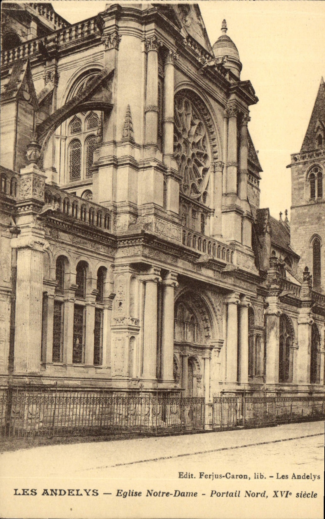 Les Andelys — Église Notre-Dame — Portail Nord, XVIe siècle