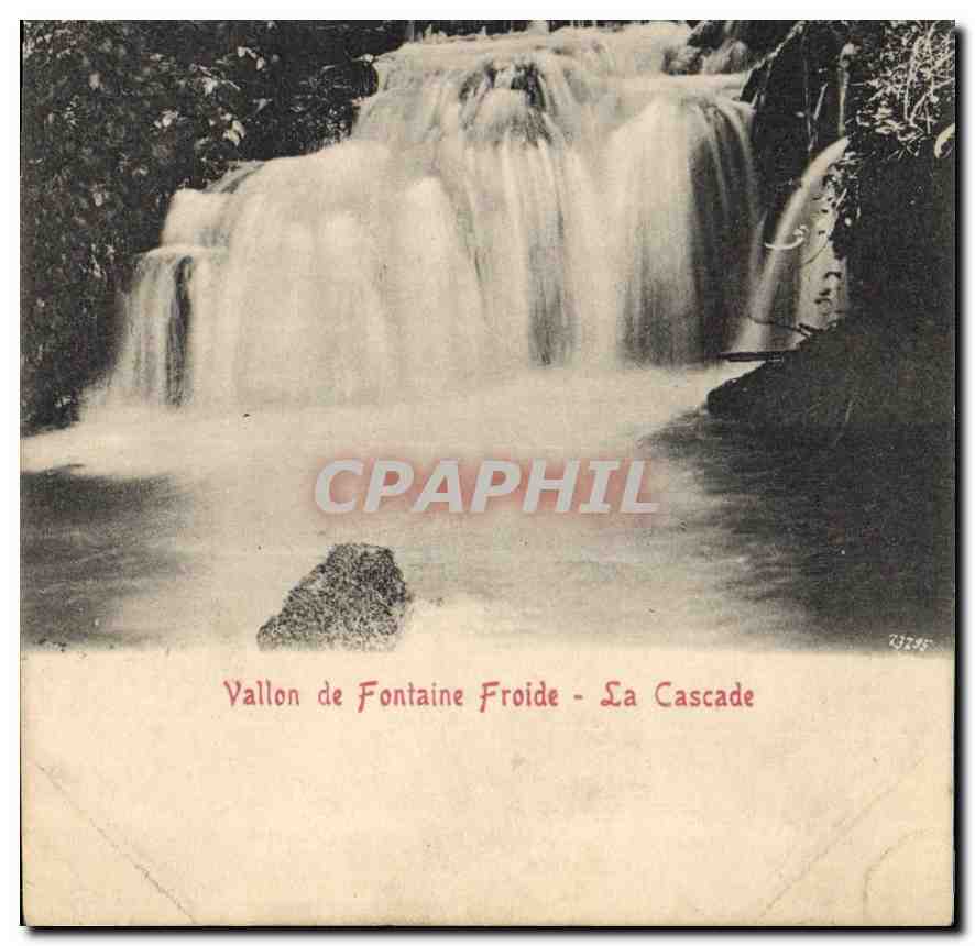 CPA Vallon de Fontaine La Cascade 