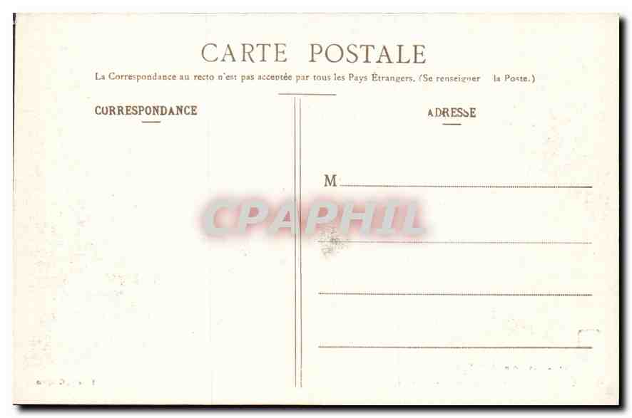 CPA Les Coins de Dijon A l'Arquebuse L'ile des cygnes — Rückseite