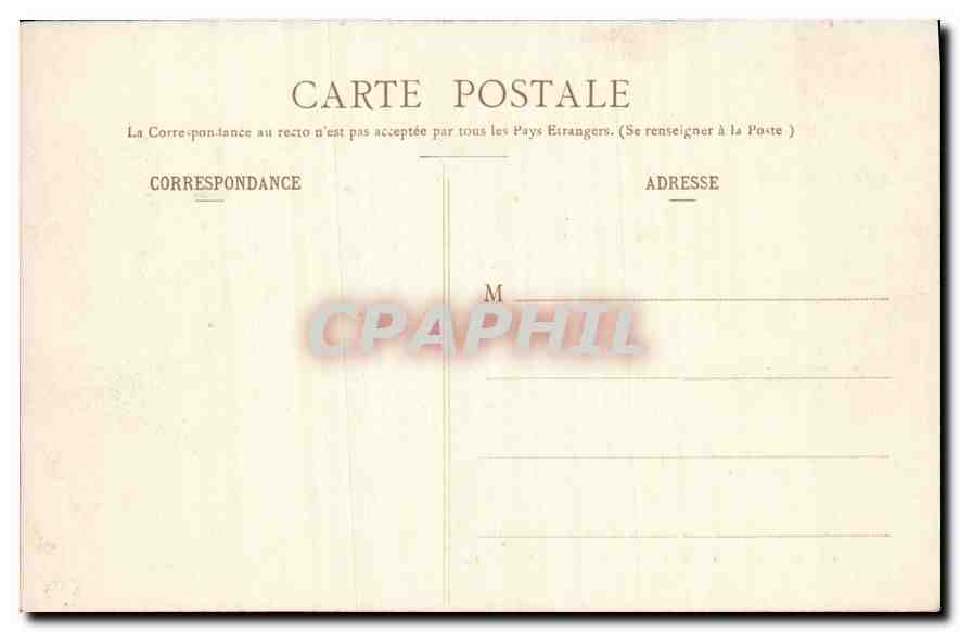 CPA Dijon Vue generale prise de l'Eglise St Michel  — Verso