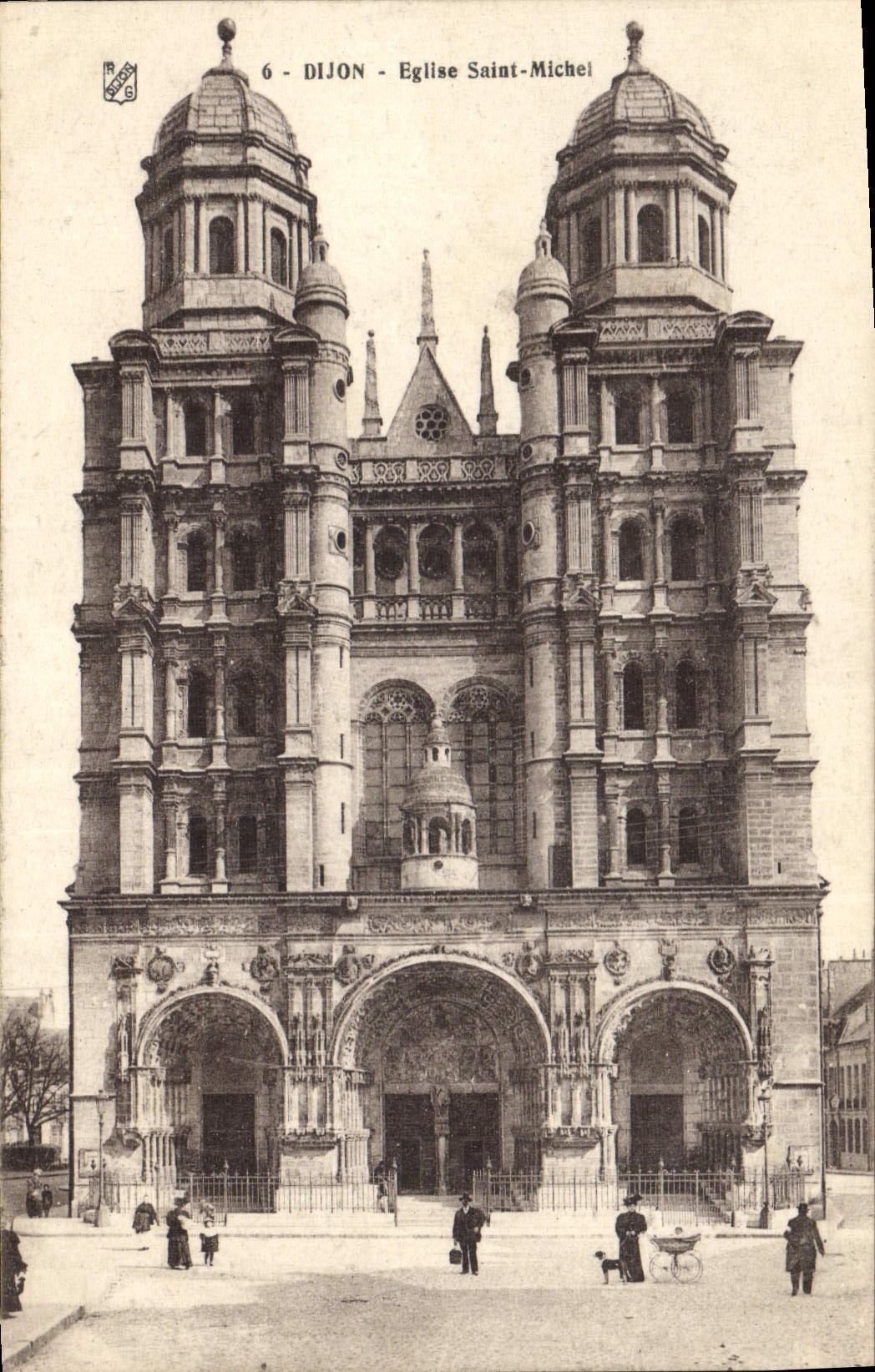 CPA Dijon Eglise Saint Michel 