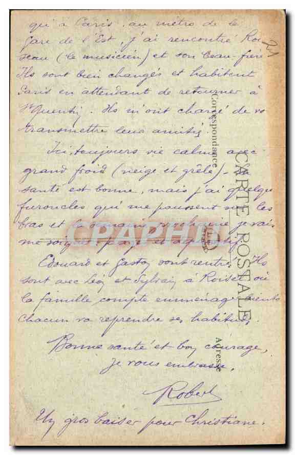 CPA Dijon Porte Saint Pierre et Ailees du Parc  — Rückseite