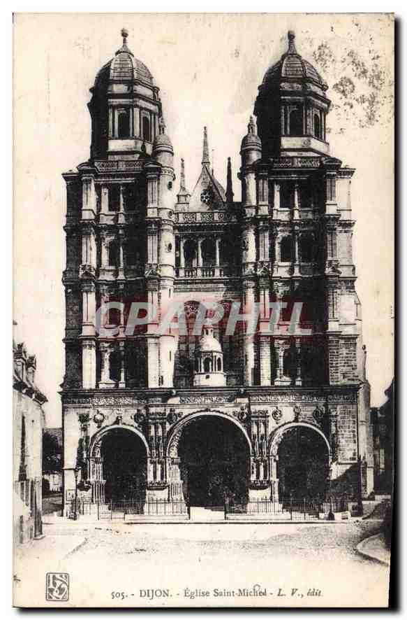CPA Dijon Eglise Saint Michel 