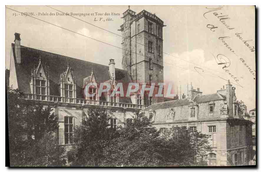 CPA Dijon Palais des Ducs de Bourgogne et Tour des Etats 
