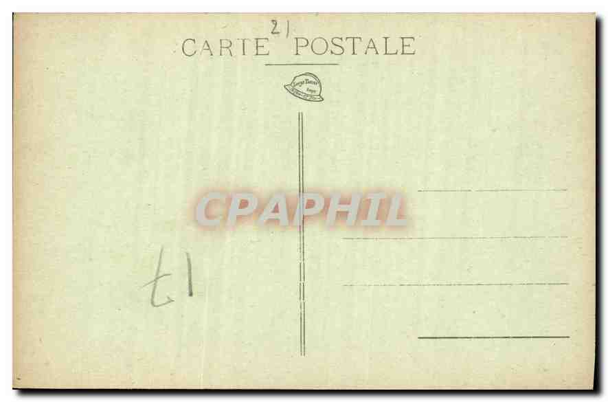 CPA Dijon Maison Hugues Aubriot  — Rückseite