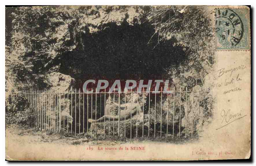 CPA Dijon La Source de la Seine 
