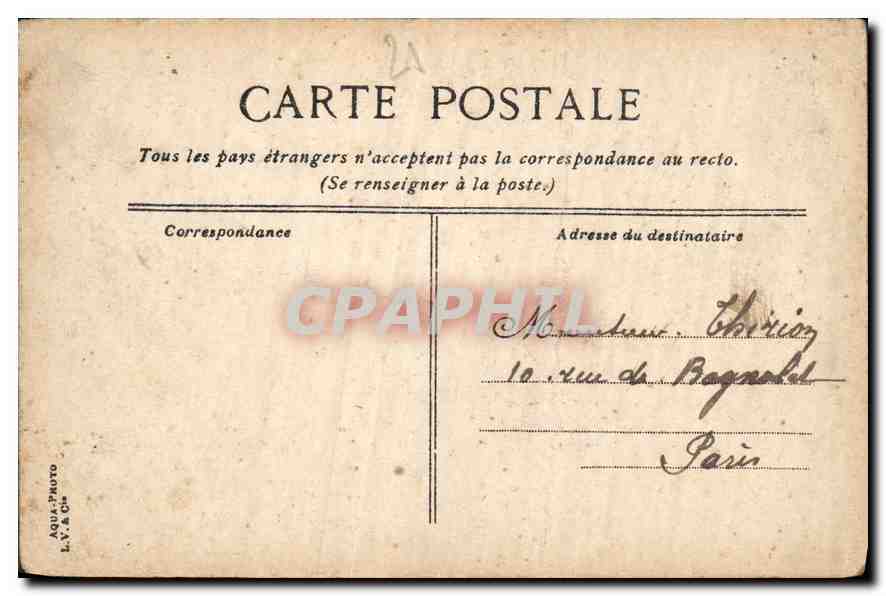 CPA Dijon Musee Salles des Gardes Tombeaux des ducs de Bourgogne  — Verso