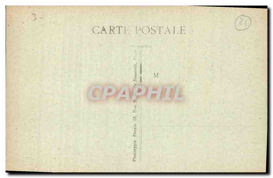 CPA Eglise Saint Thibault Cote d'Or Mausolee du Fondateur  — Rückseite