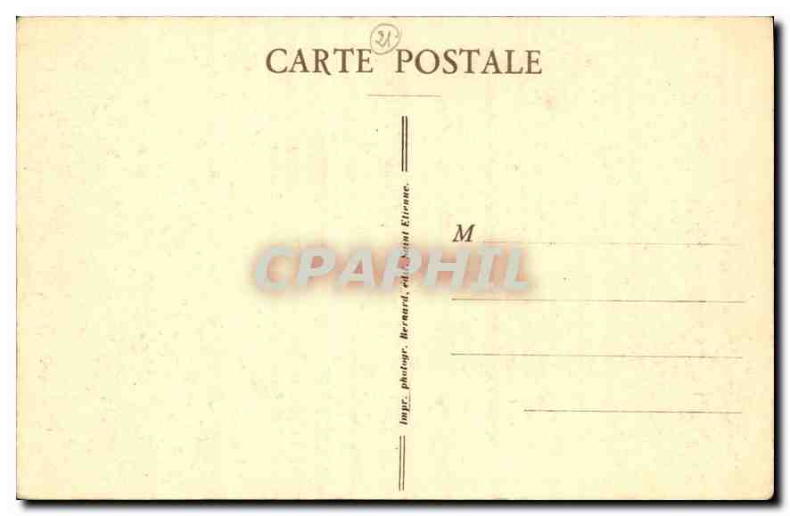 CPA Abbaye de Citeaux Cote d'Or Le Calvaire  — Back