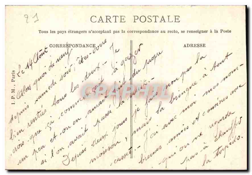 CPA Semur Vue generale prise du Viaduc  — Rückseite