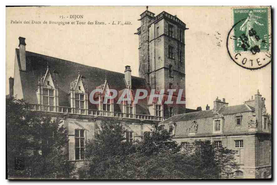 CPA Dijon Palais des Ducs de Bourgogne et Tour des Etats 