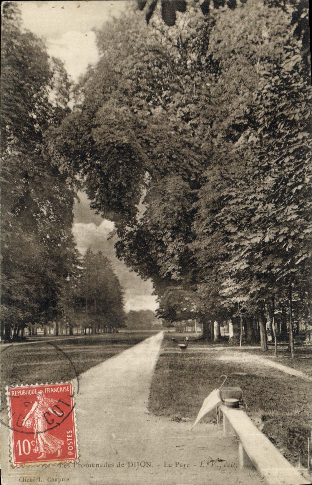 CPA Promenade de Dijon Le Parc 