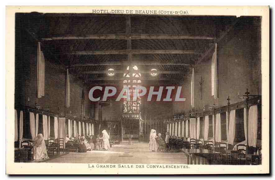 CPA Hotel Dieu de Beaune Cote d'Or La Grande Salle des Convalescentes 