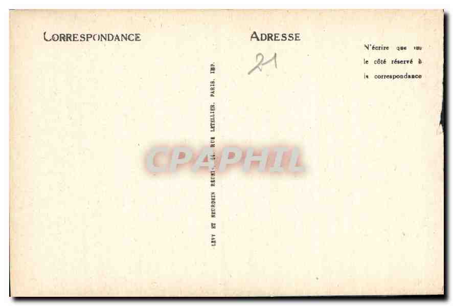 CPA Dijon Le Jacquemart de l'Eglise Notre Dame  — Verso